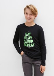 Långärmad T-shirt med julmotiv för barn, bpc bonprix collection