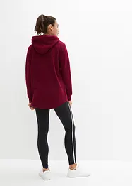 Träningsoverall med lång oversizesweatshirt och leggings (2 delar), bonprix