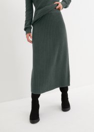 Lätt utsvängd stickad kjol, bpc bonprix collection