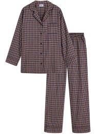 Vävd oversizepyjamas med knappslå, bpc bonprix collection