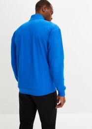 Sweatshirt med krage och dragkedja i hållbar bomull, bpc bonprix collection