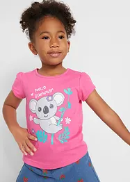 T-shirt i ren ekologisk bomull för barn (2-pack), bonprix