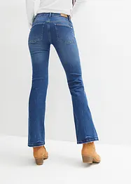 Stretchiga bootcutjeans med medelhög midja, bonprix