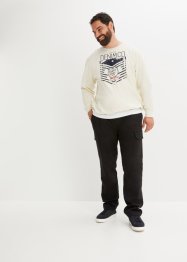 Sweatshirt med bekvämt snitt (2-pack), John Baner JEANSWEAR