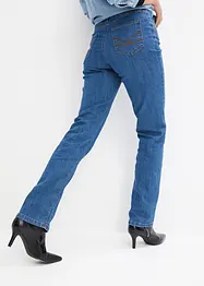 Stretchjeans med hög midja, raka ben, bonprix