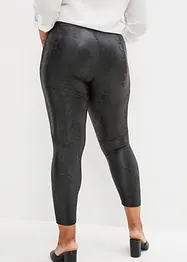 Ormskinnsmönstrade leggings, bonprix