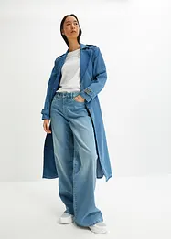 Wide Leg Jeans, Mid Waist med stretch, bonprix