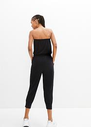 Bandåjumpsuit med viskos, bpc bonprix collection