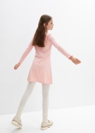 Långärmad jerseyklänning för barn, ekologisk bomull (2-pack), bpc bonprix collection