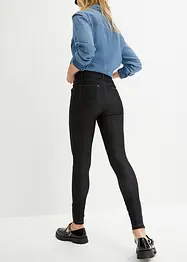 Jeggings i jeansdesign med dragkedja, bonprix