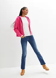 Stretchiga bootcutjeans med medelhög midja, bonprix