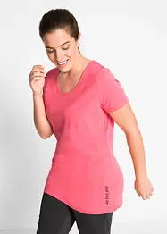 Lång topp med texttryck (2-pack), bonprix