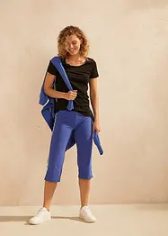 Lång topp med texttryck (2-pack), bonprix