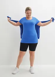 Lång topp med texttryck (2-pack), bonprix