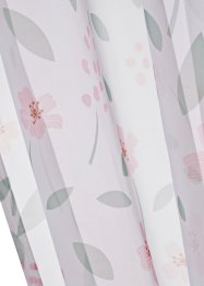 Blommönstrad gardin med omtag (2-pack), bpc living bonprix collection