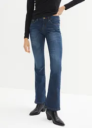 Stretchjeans med medelhög midja, bootcut, bonprix