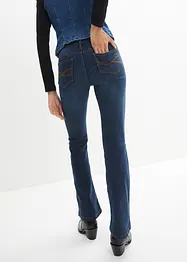 Stretchjeans med medelhög midja, bootcut, bonprix