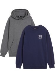 Sweatshirt och hoodie för barn (2-pack), bpc bonprix collection