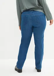 Straight Jeans Mid Waist, långa ben (2-pack), bonprix