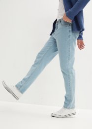 Jeans med resår i sidan av midjan, klassisk passform, raka ben, John Baner JEANSWEAR