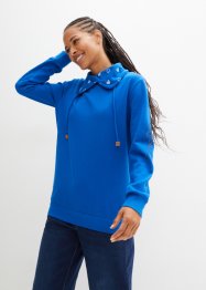 Sweatshirt med mönstrad rullad krage, bpc bonprix collection