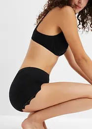 Boxertrosa i luftig bomull med spets (3-pack), bonprix