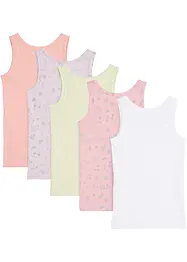 Linne med mjuk bomull (5-pack), bonprix