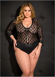 Långärmad body ouvert, bonprix