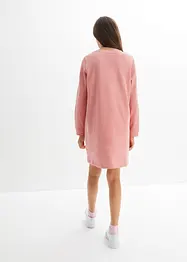 Sweatklänning av ren bomull, bonprix