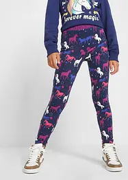 Termoleggings med hästmotiv för barn, bonprix