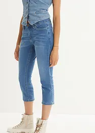 Bekvämt stretchiga 7/8-jeans, bonprix