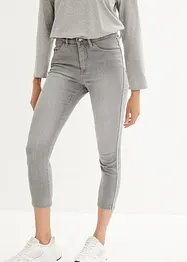 Stretchiga 7/8-stuprörsjeans, bonprix