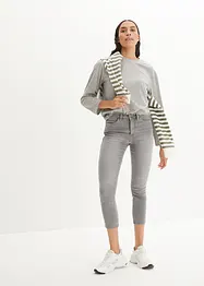 Stretchiga 7/8-stuprörsjeans, bonprix