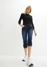 Stretchiga caprijeans, bonprix