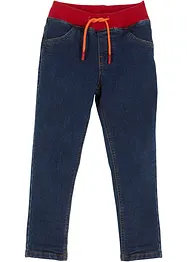 Termojeans med jerseyfoder för barn, bonprix