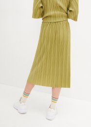 Jerseykjol i midimodell i jersey med struktur, bpc bonprix collection