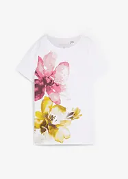 T-shirt med blomtryck, bonprix