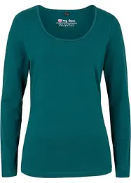Figurnära topp med långa ärmar, bonprix