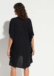 Transparent strandklänning i tunikastil, av viskos, bonprix