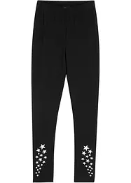 Leggings av elastisk bomullsmix, bonprix
