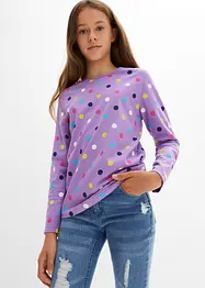 Långärmad T-shirt i ekologisk bomull (3-pack), bonprix