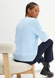 Oversizesweatshirt i bomull, bonprix