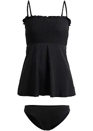 Smockad bandåtankini (2 delar), bonprix