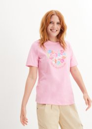 T-shirt med tryck fram i ekologisk bomull, bpc bonprix collection