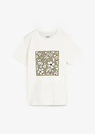 T-shirt med blomtryck, bonprix