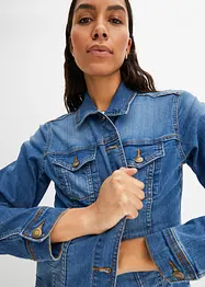 Stretchig basjeansjacka, bonprix