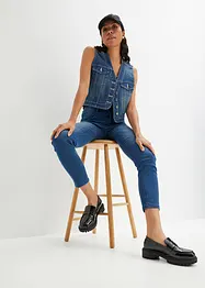 Stretchiga mjuka stuprörsjeans med hög midja, bonprix