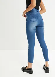 Stretchiga mjuka stuprörsjeans med hög midja, bonprix