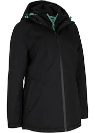 Vattentät funktionsjacka med 2-i-1-look, bonprix