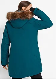 Lång vattentät funktionsjacka med huva, bonprix